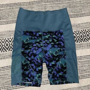 Knix Teal Athletic Shorts